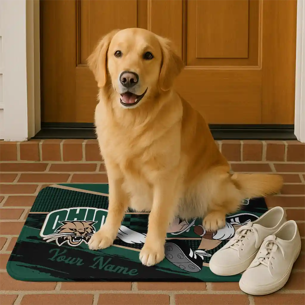 custom-ohio-bobcats-mickey-quarterback-green-black-doormat-high-quality.webp