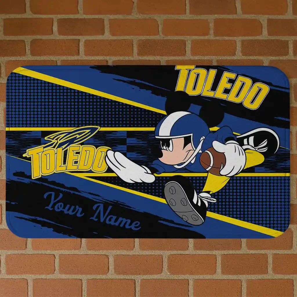 custom-toledo-rockets-mickey-quarterback-blue-black-doormat-best-selling.webp custom toledo rockets mickey quarterback blue black doormat best selling