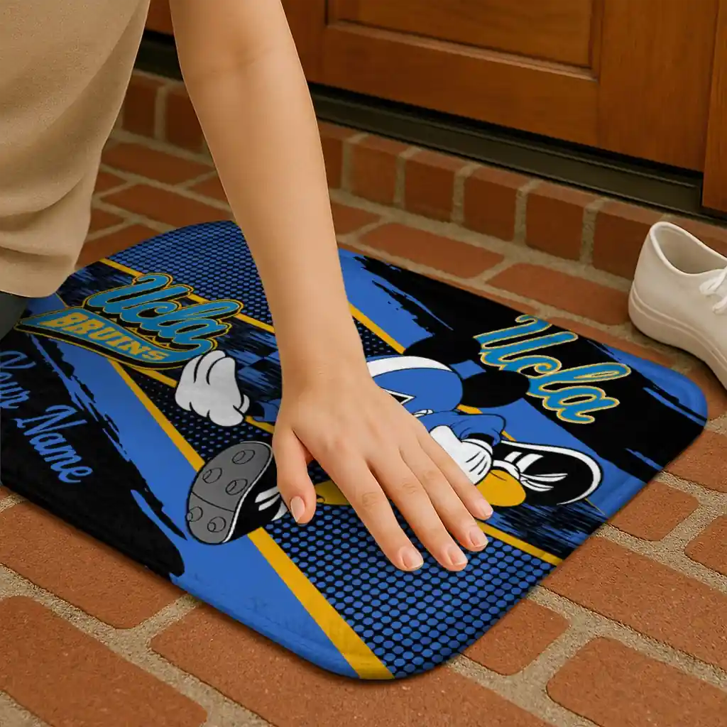 custom-ucla-bruins-mickey-quarterback-blue-black-doormat-premium-grade.webp