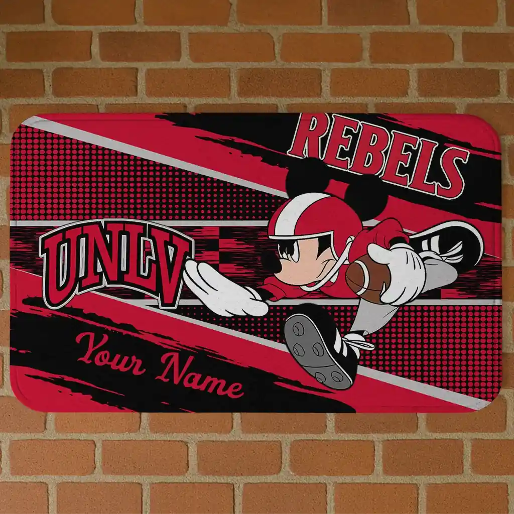 custom-unlv-rebels-mickey-quarterback-red-black-doormat-best-selling.webp custom unlv rebels mickey quarterback red black doormat best selling