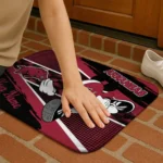 customized-arkansas-razorbacks-mickey-quarterback-red-black-doormat-best-selling.webp