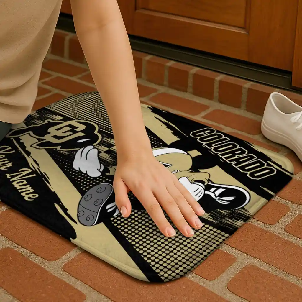 customized-colorado-buffaloes-mickey-quarterback-gold-black-doormat-premium-grade.webp