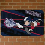 customized-gonzaga-bulldogs-mickey-quarterback-blue-black-doormat-best-selling.webp