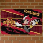 customized-iowa-state-cyclones-mickey-quarterback-red-black-doormat-best-selling.webp