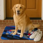 customized-kansas-jayhawks-mickey-quarterback-blue-black-doormat-best-selling.webp