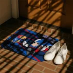 customized-kansas-jayhawks-mickey-quarterback-blue-black-doormat-best-selling.webp