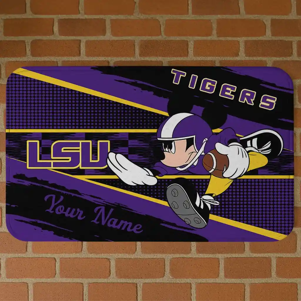 customized-lsu-tigers-mickey-quarterback-purple-black-doormat-best-selling.webp customized lsu tigers mickey quarterback purple black doormat best selling