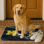customized-michigan-wolverines-mickey-quarterback-blue-black-doormat-best-selling.webp