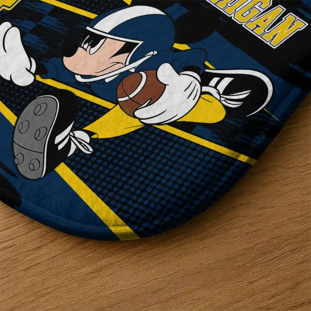 customized-michigan-wolverines-mickey-quarterback-blue-black-doormat-latest-model.webp