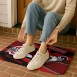 customized-ohio-state-buckeyes-mickey-quarterback-scarlet-black-doormat-best-selling.webp