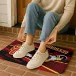 customized-usc-trojans-mickey-quarterback-red-black-doormat-best-selling.webp