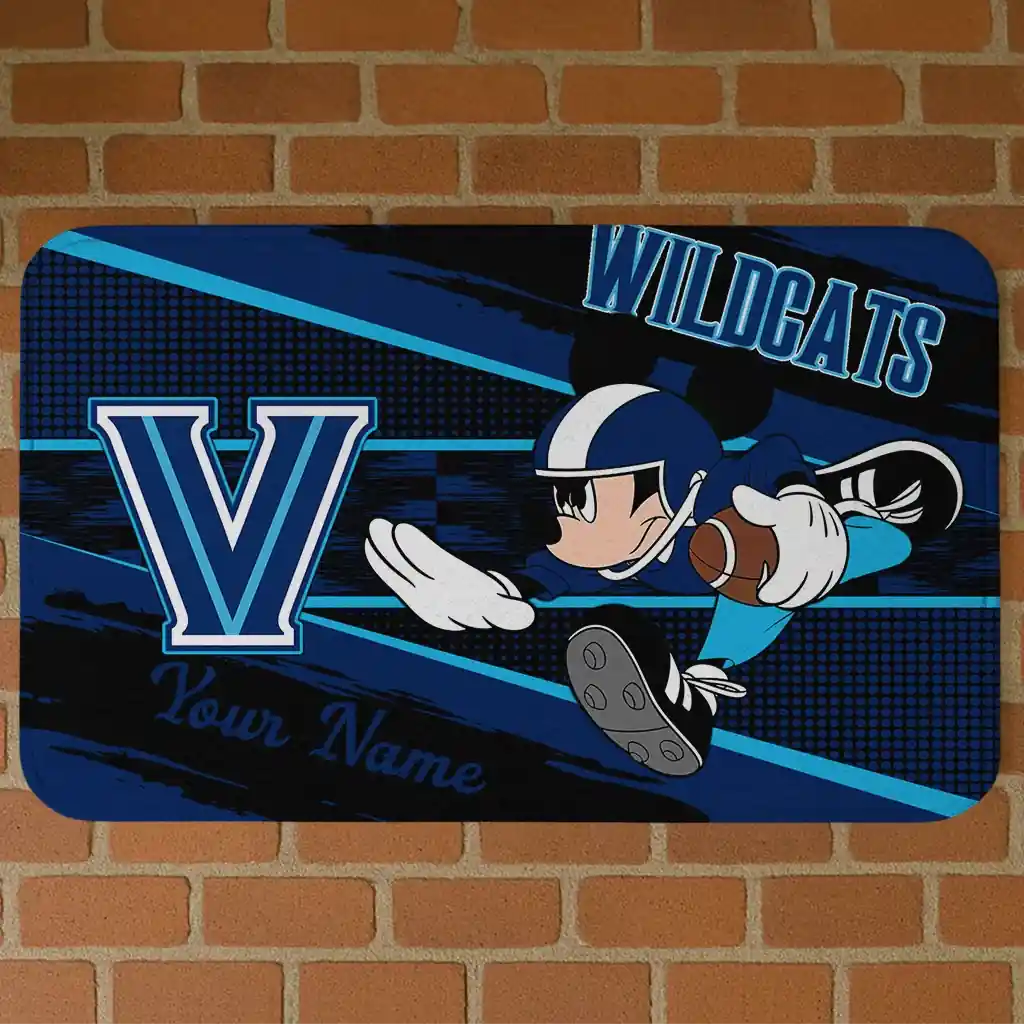 customized-villanova-wildcats-mickey-quarterback-navy-black-doormat-best-selling.webp customized villanova wildcats mickey quarterback navy black doormat best selling