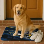 customized-west-virginia-mountaineers-mickey-quarterback-blue-black-doormat-best-selling.webp