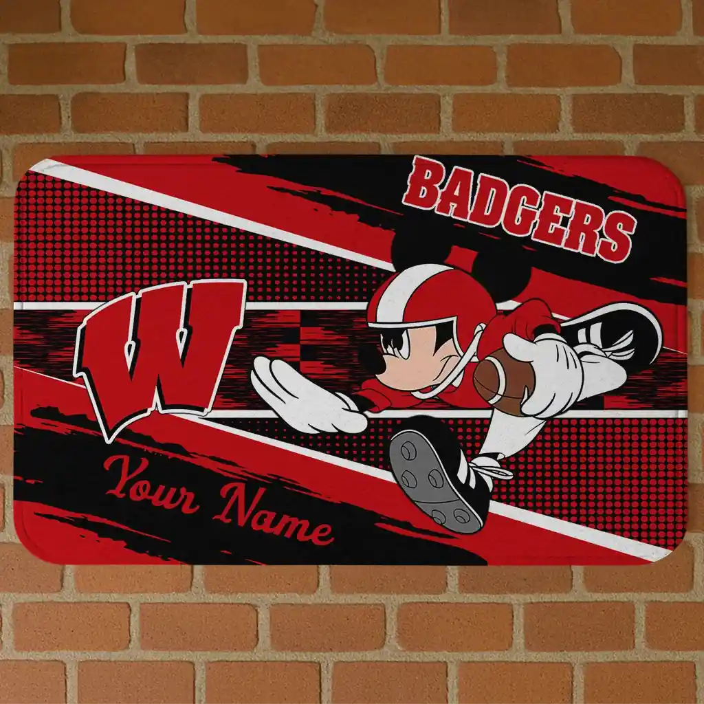 customized-wisconsin-badgers-mickey-quarterback-red-black-doormat-best-selling.webp customized wisconsin badgers mickey quarterback red black doormat best selling