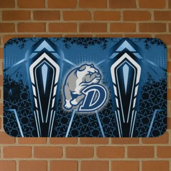 Drake Bulldogs Graphic Stripes Blue Doormat