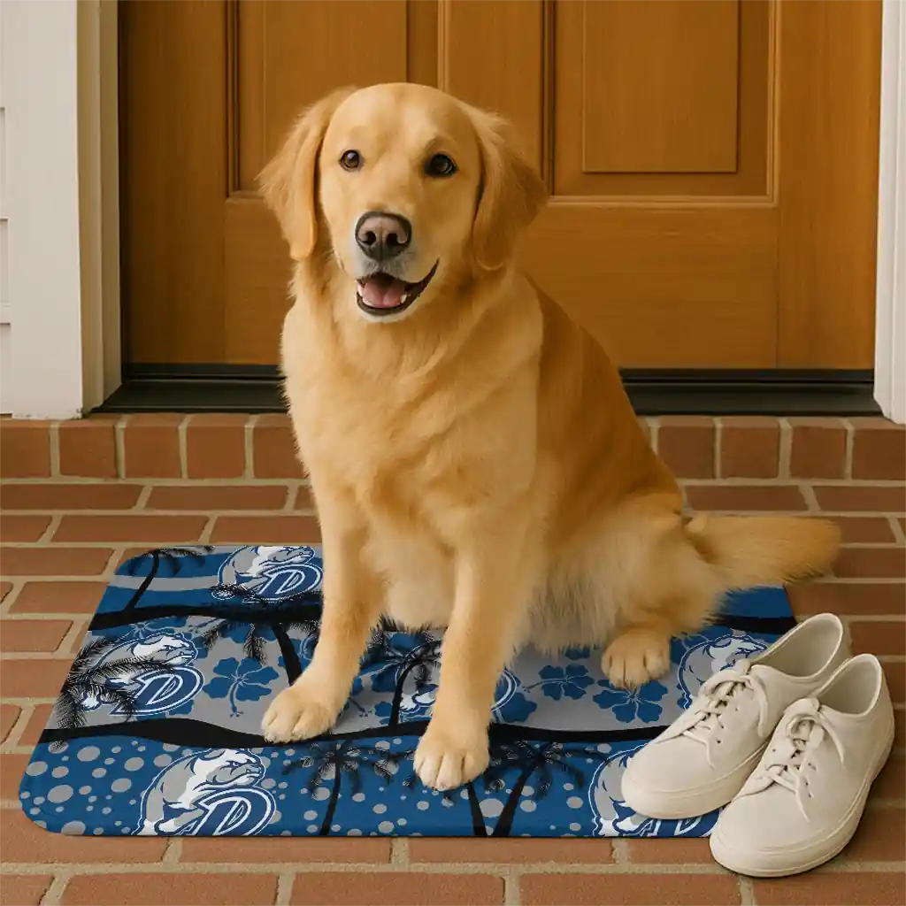 drake-bulldogs-palm-silhouette-blue-black-doormat-high-quality.webp
