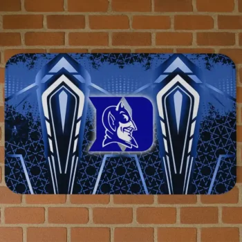 Duke Blue Devils Graphic Stripes Blue Doormat