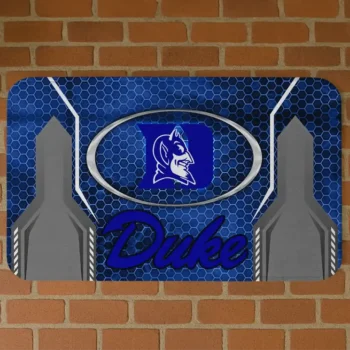 Duke Blue Devils Hexagon Oval Blue Doormat