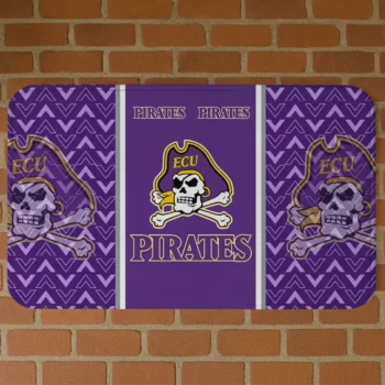 East Carolina Pirates Chevron Stack Purple Doormat