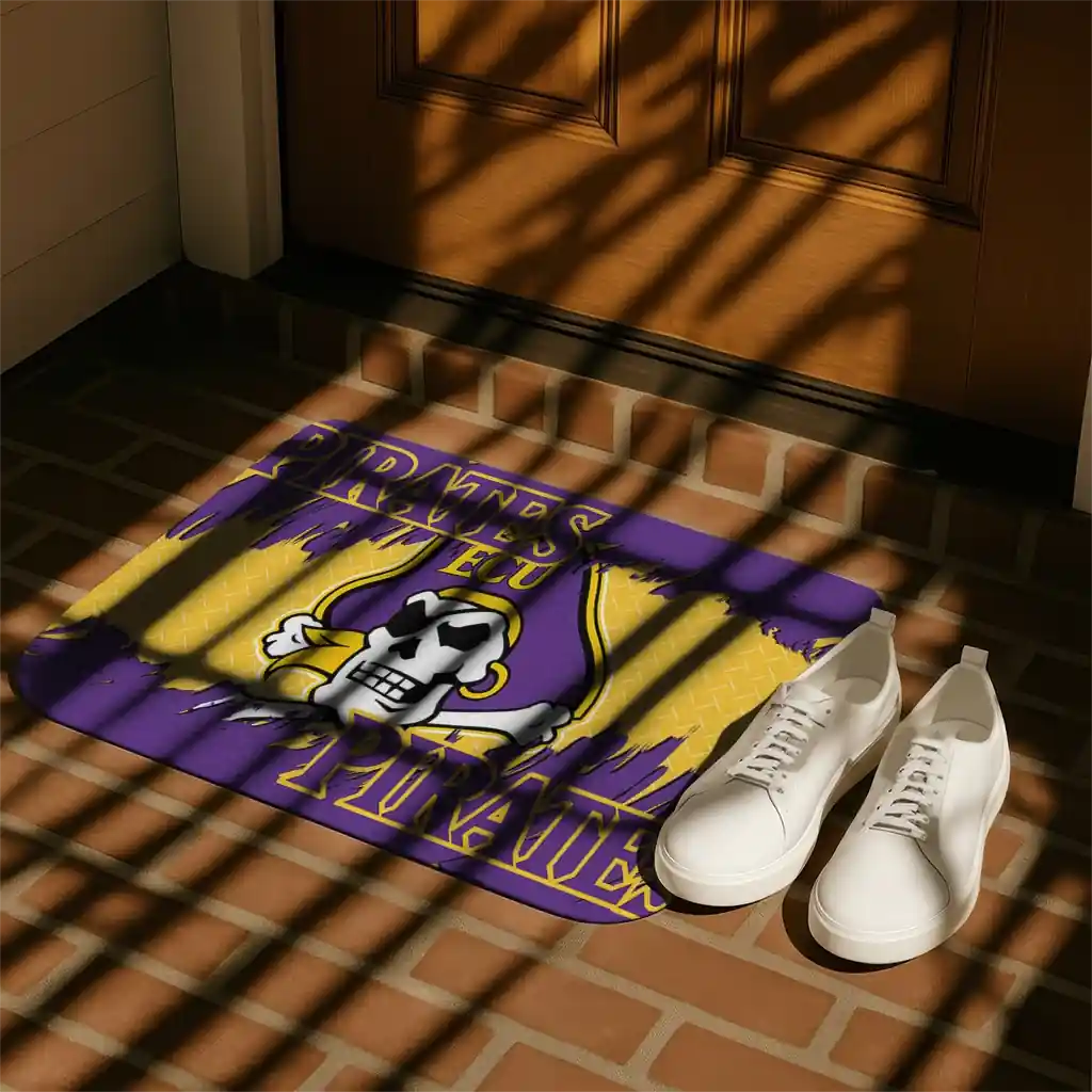 east-carolina-pirates-plate-rip-purple-doormat-trendy.webp