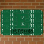 Eastern Michigan Eagles Bolt Row Green Doormat