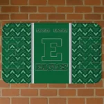 Eastern Michigan Eagles Chevron Stack Green Doormat