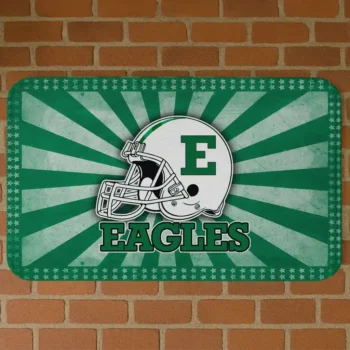 Eastern Michigan Eagles Helmet Centerpiece Green Doormat