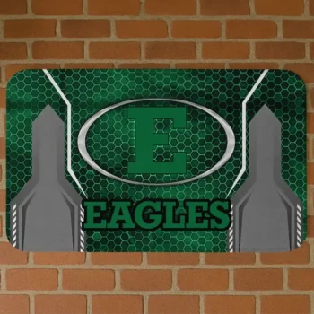 Eastern Michigan Eagles Hexagon Oval Green Doormat