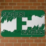 Eastern Michigan Eagles Plate Rip Green Doormat