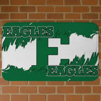 Eastern Michigan Eagles Plate Rip Green Doormat