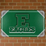 Eastern Michigan Eagles Silver Halftone Green Doormat
