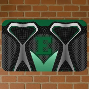 Eastern Michigan Eagles Torso Pattern Doormat