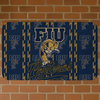 FIU Panthers Bolt Row Blue Doormat