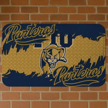 FIU Panthers Plate Rip Blue Doormat