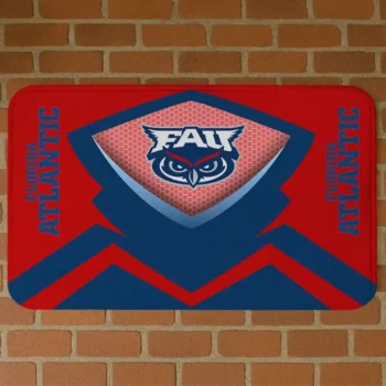 Florida Atlantic Owls Ninja Mesh Blue Doormat