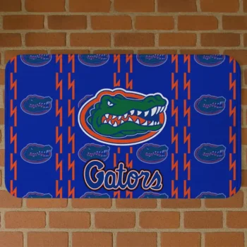 Florida Gators Bolt Row Blue Doormat