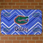 Florida Gators Chevron Geometrics Blue Doormat