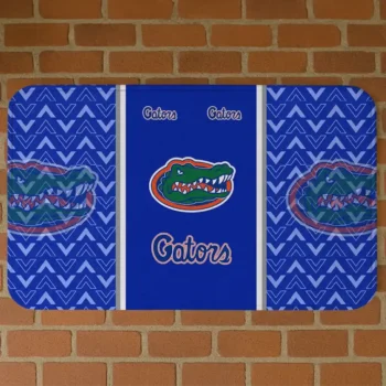 Florida Gators Chevron Stack Blue Doormat