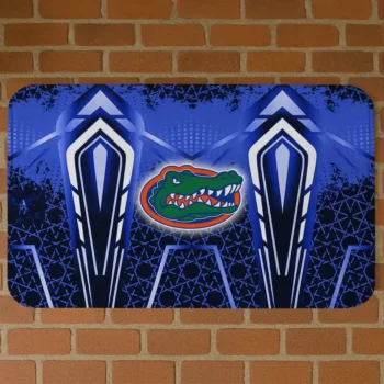 Florida Gators Graphic Stripes Blue Doormat