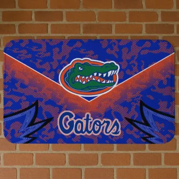 Florida Gators Layered Lines Blue Doormat