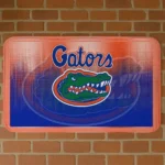 Florida Gators Pixel Blur Blue Doormat