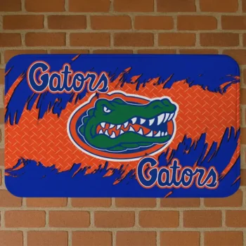 Florida Gators Plate Rip Blue Doormat