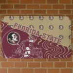 Florida State Seminoles Football Pride Garnet Doormat