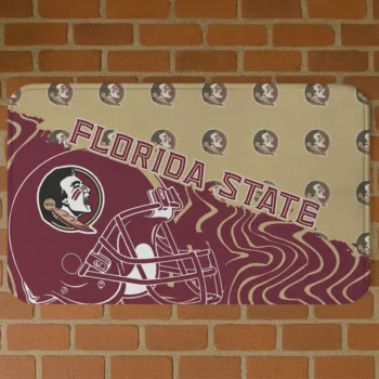 Florida State Seminoles Football Pride Garnet Doormat