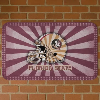 Florida State Seminoles Helmet Centerpiece Garnet Doormat