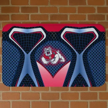Fresno State Bulldogs Torso Pattern Doormat