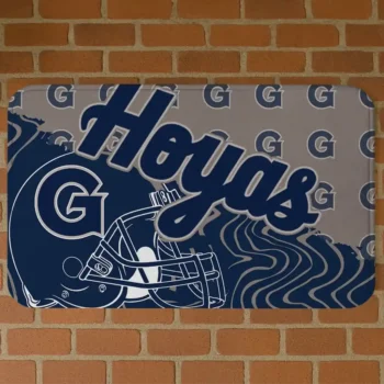Georgetown Hoyas Football Pride Blue Doormat