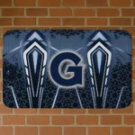 Georgetown Hoyas Graphic Stripes Blue Doormat