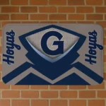 Georgetown Hoyas Ninja Mesh Blue Doormat