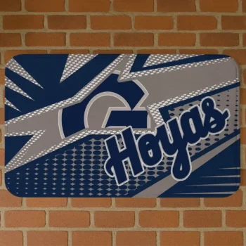 Georgetown Hoyas Sharp Flash Blue Doormat